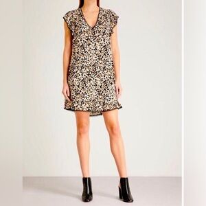 Zadig & Voltaire Ringo Leo Crinkle Dress